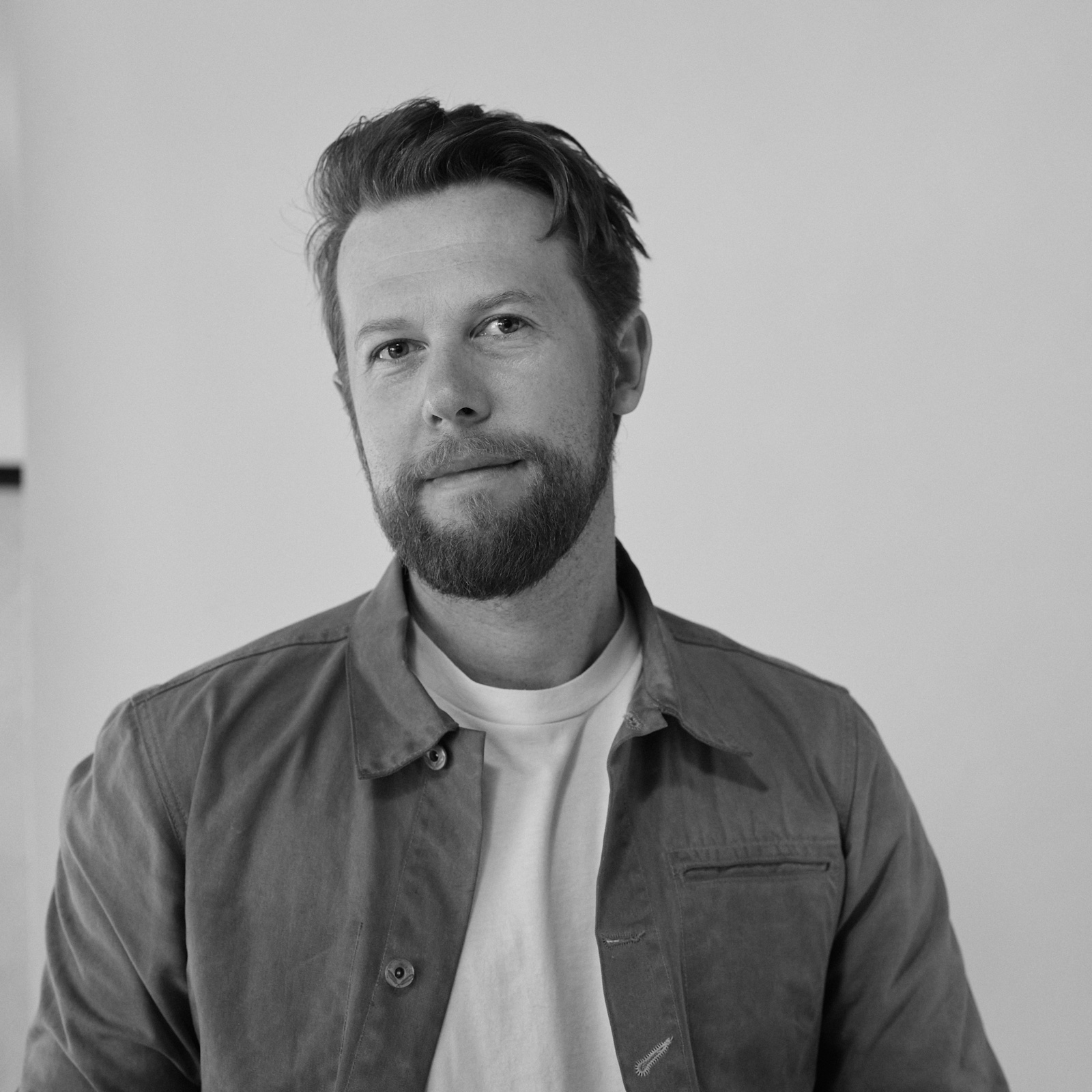 Portrait of Evan Robinson — director and photographer for ECR Studios.